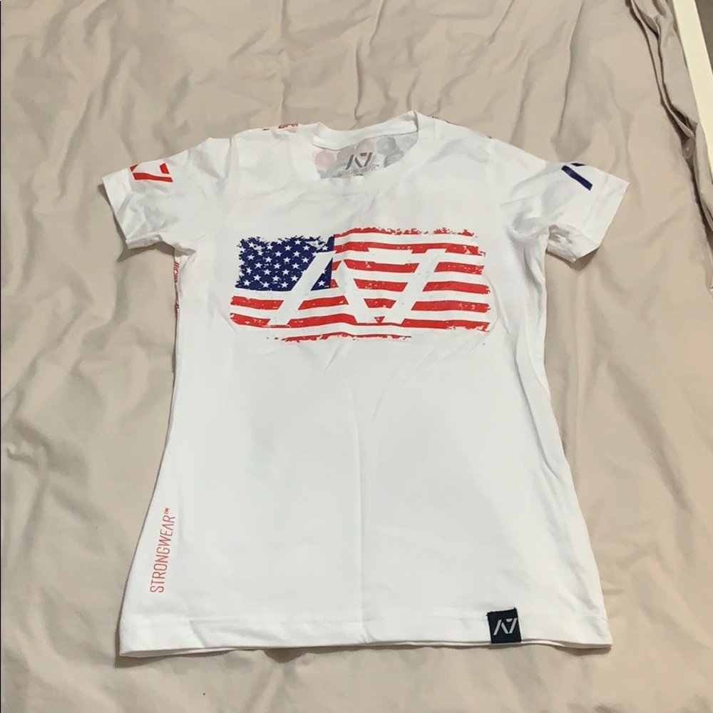 A7 Women’s Americana White Bar Grip Shirt